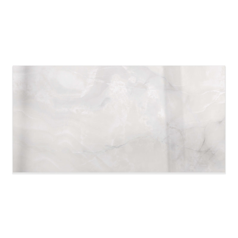 Onice White Polished 12x24 Porcelain Floor & Wall Tile (11.63 Sq. Ft./Case) Onyx Look, White, Polished, 12"