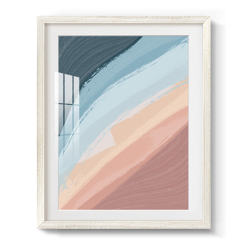 Waters Rolling - Impression encadrée, H 28,5 po x l 20,5 po, Blanc