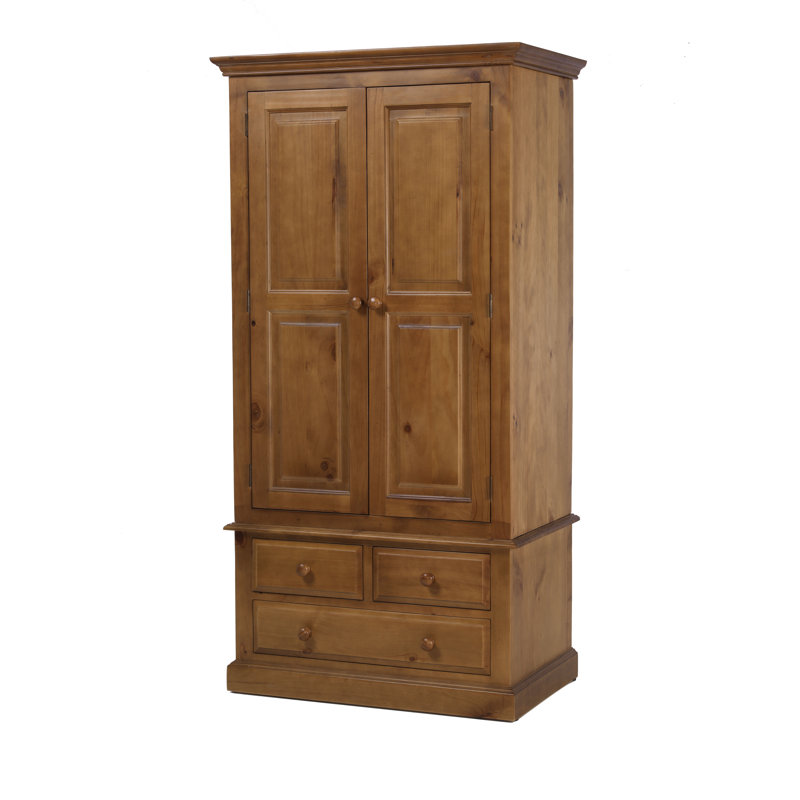 Hendon 2 Door Solid Wood Wardrobe