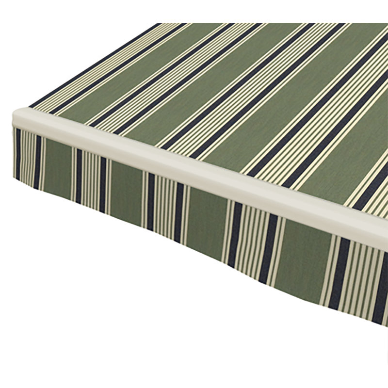 Motorpro SunSetter Platinum Plus PRO Retractable Patio Awning with Sunbrella Fabric, Left, Ashford Forest