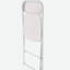 Ensemble de 4 chaises pliantes, chaises en plastique pliables avec structure en métal robuste, chaises de table pliantes portatives, sièges d'extérieur empilables pour la maison, la cour, le jardin, les fêtes, les événements, blanc