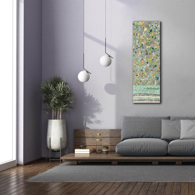 «Edge Of The Water» par Candra Boggs, art mural sur toile, H 60 po x l 20 po x P 1,5 po