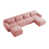 Nounours rose / tissu