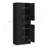 71" Kitchen Pantry Cabinet With Drawer And Adjustable Shelf, Freestanding Tall Storage Cabinet With 2 Double Door Cupboards, Distressed Black