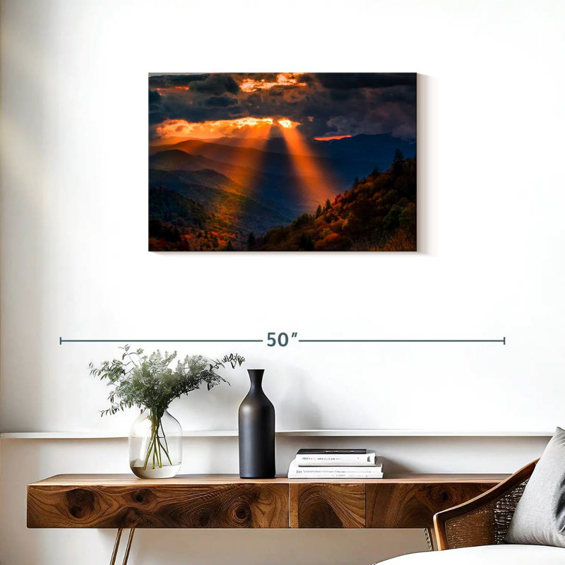 Alvord Sunrise At Smoky Mountain, H 20 po x l 30 po