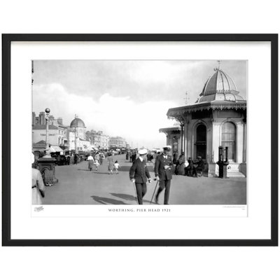 Worthing, Pier Head 1921 by Francis Frith - Single Picture Frame Print
