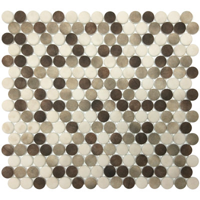 14.7 x 14.7 cm Beveled Porcelain Tile