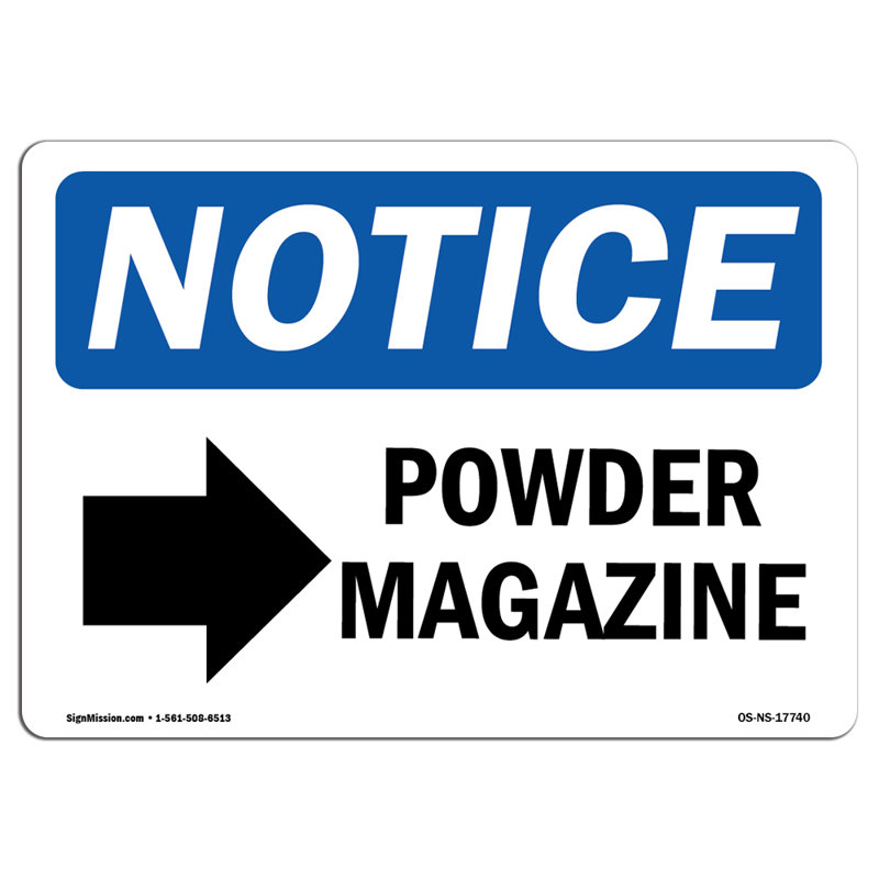 Remarquez le magazine poudre, flèche droite
