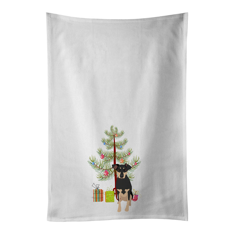 Ensemble de 2 serviettes de cuisine Rottweiler