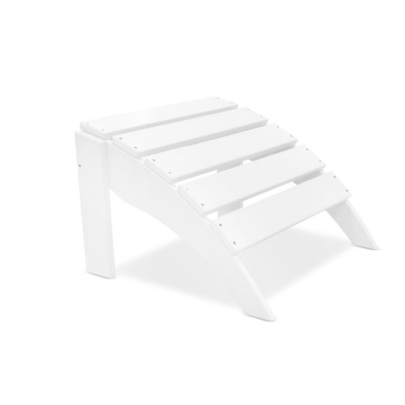 Repose-pieds Willene, Blanc