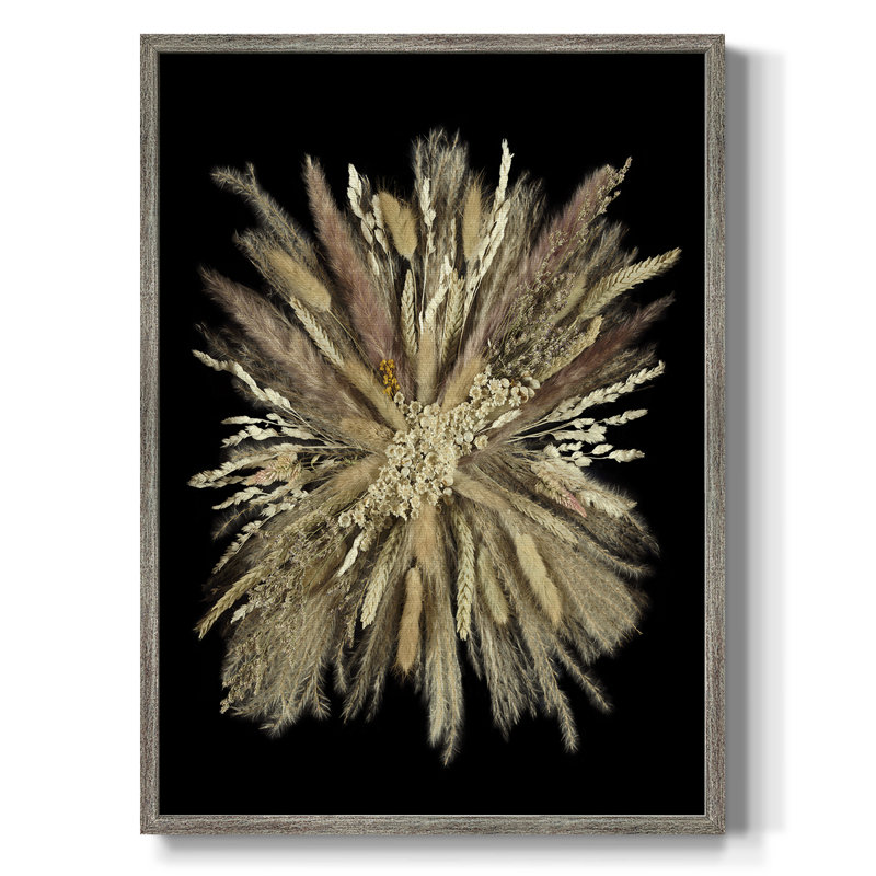 Nosegay IV, reproduction d'art encadrée - bois massif, H 21 po x l 17 po