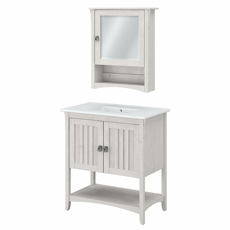 Ensemble de meuble-lavabo simple 32 "avec miroir 