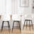 26" Swivel Upholstered Counter Height Bar Stools-21874699