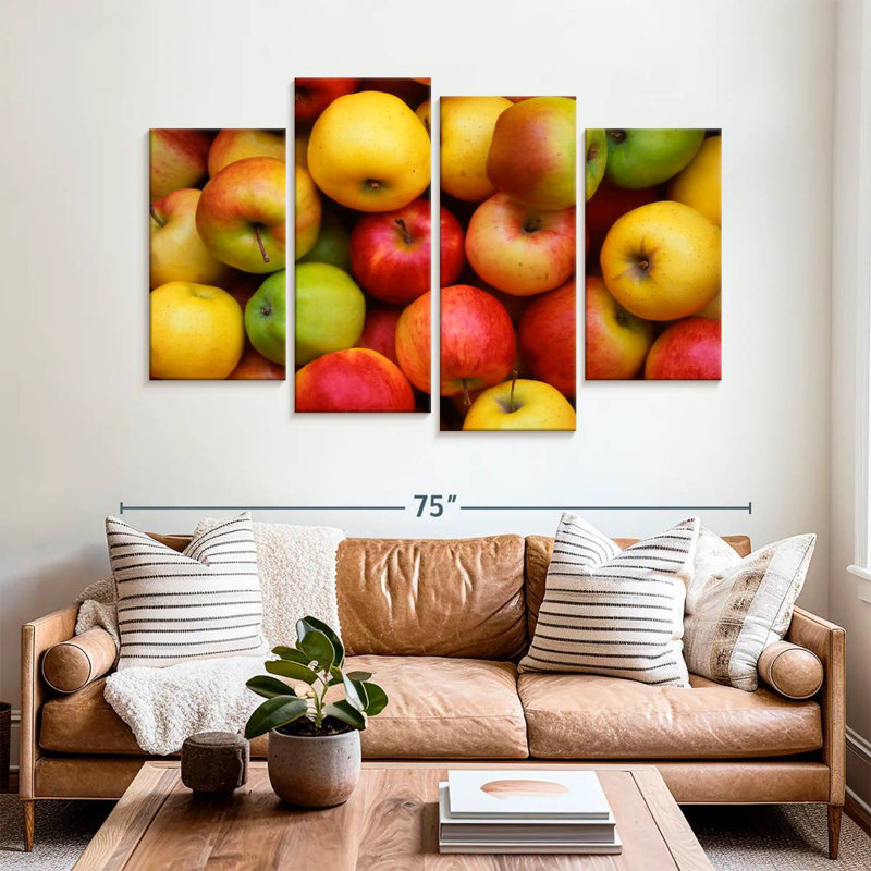 Yarlin Pile Of Apples, 42" H x 68" W