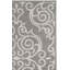 Tapis gris et gris clair à motif géométrique pour l'intérieur et l'extérieur Prussia-18968195