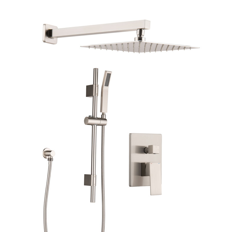 All-In-One Kit with Rough in-Valve, Brushed Nickel