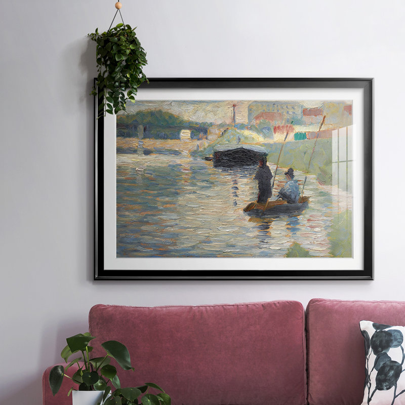 Vue de la seine, Noir, H 27 po x l 39 po x P 1,5 po
