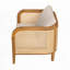 Chaise avec accoudoirs rembourrée pour l'extérieur