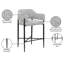Tabouret de comptoir en tissu Sylas-1433604251