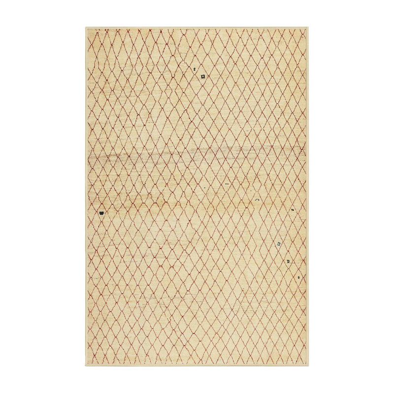 Tapis beige/brun contemporain, Rectangle 2 pi x 3 pi