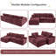 Canapé modulaire en L en chenille Boneless-1435157147