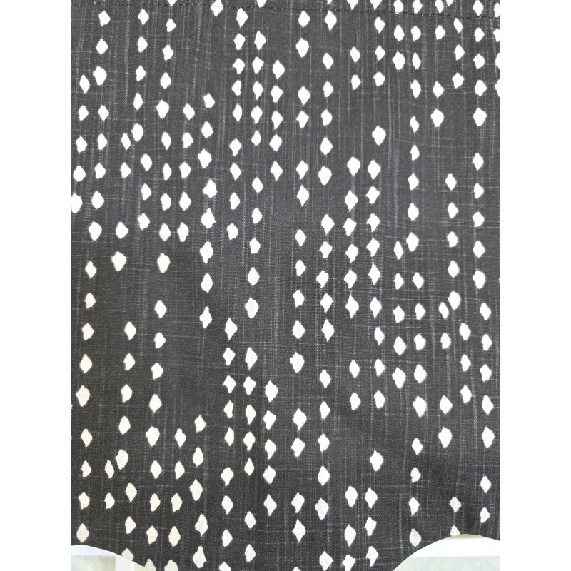 Rainfall Regal valance, Argent