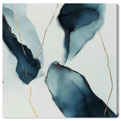 «Cerulean Flow II», art numérique sur toile par 