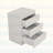 Nightstand with 3 Drawers,Small End Table-1155426267