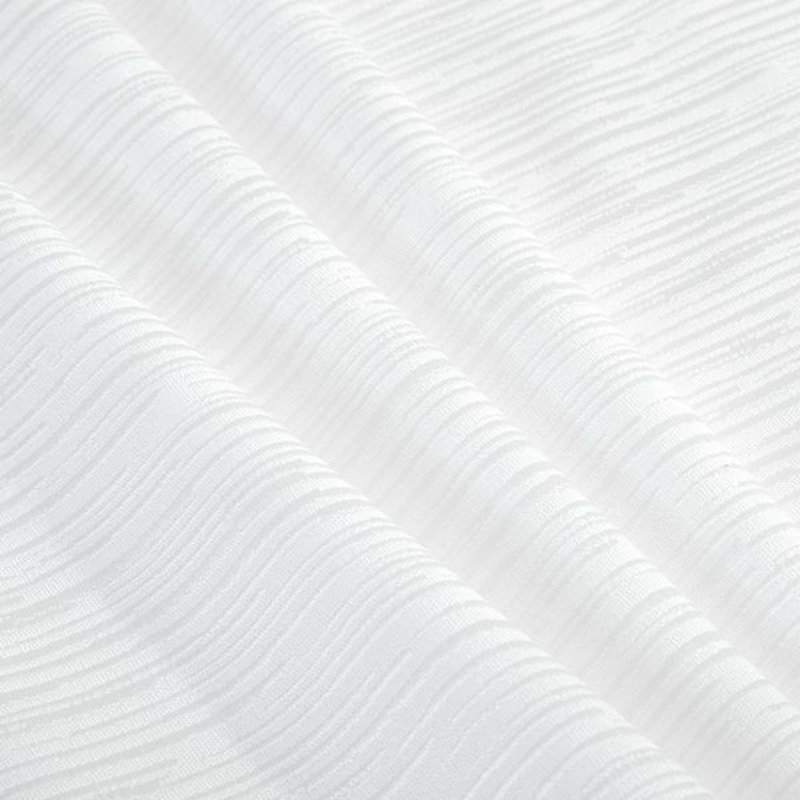 Rideau de douche simple Anasztazia, Blanc