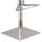 Framlingham Cafa Adjustable Swivel Walnut Wood and Stainless Steel Metal Bar Stool-27670090-27670092