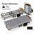 Sturdy Folding Bed with Headboard and USB Charging