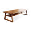 Bureau rectangulaire en bois massif Burlywood-1433382420