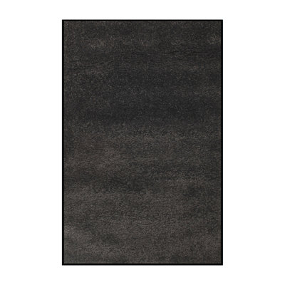 Tapis contemporain noir