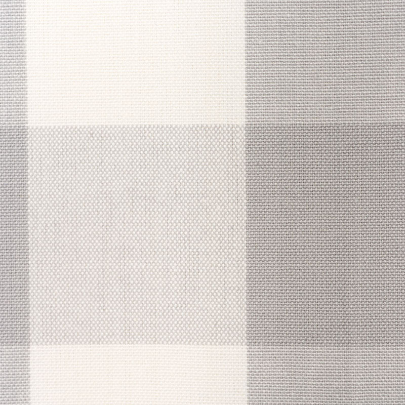 Camden Cotton Check Fabric, Gray