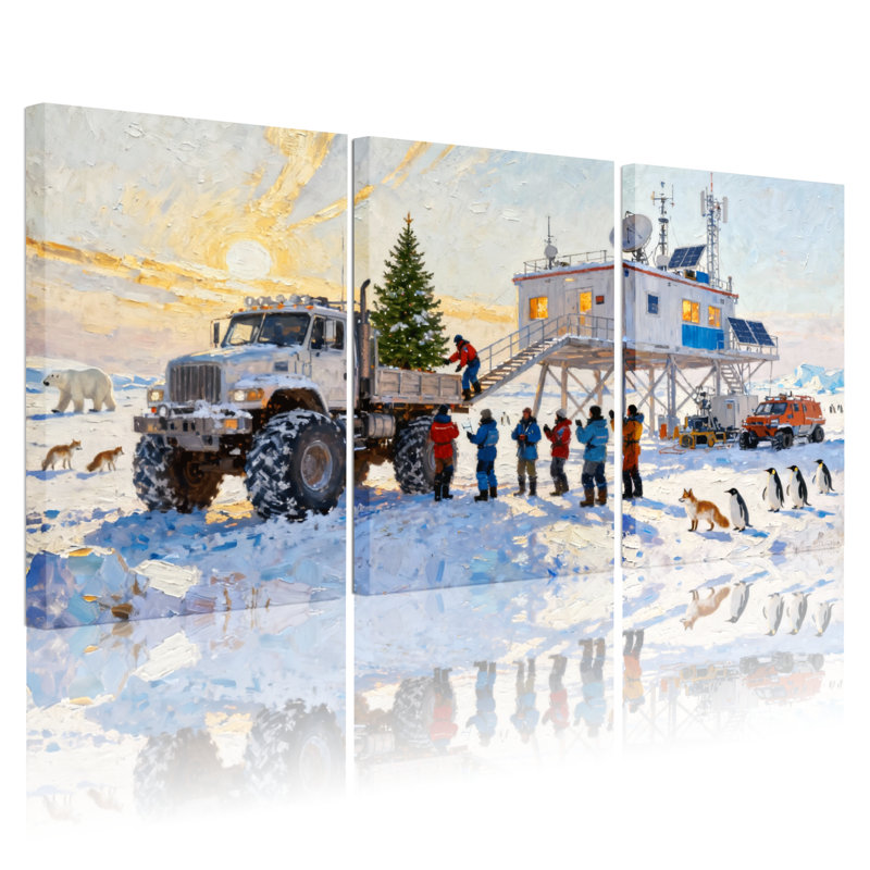 «Christmas», H 18 po x l 36 po