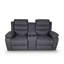 Binzel 2 Seater Linen Reclining Sofa