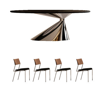 Table et chaises Art Rock