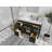 Sonoma 48 In. W X 22 In. D Single Sink Bathroom Vanity In Blacktop With 2 In. Venatino Quartz