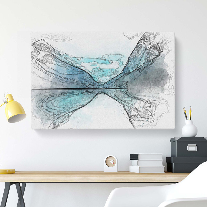 Lake Louise In Canada In Abstract - Wrapped Canvas, 35cm H x 50cm W x 3cm D