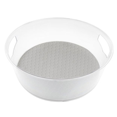 Elam Extra Large High-Wall Turntable - Oyster