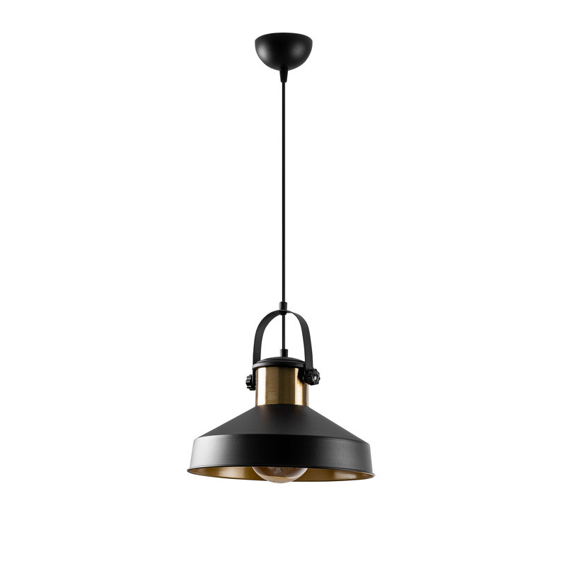 Modern Black Chandelier, Adjustable Height, 53.1 x 53.1 x 52.8 inches | Metal Body, E27 Socket (Max 40W), Base Plate: 3.9 inches | Elegant Scandinavian Design, Perfect for Living Room & Dining Areas, IP20 Rated