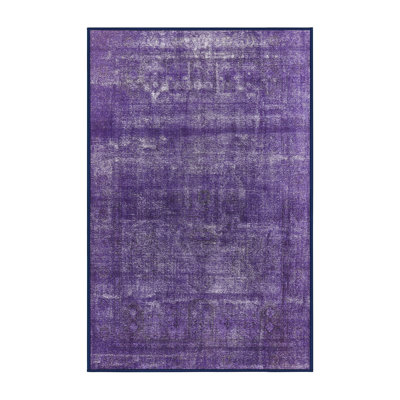 Tapis oriental mauve