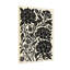 Plantes et fleurs à motif floral noir sur fond crème-1116973461