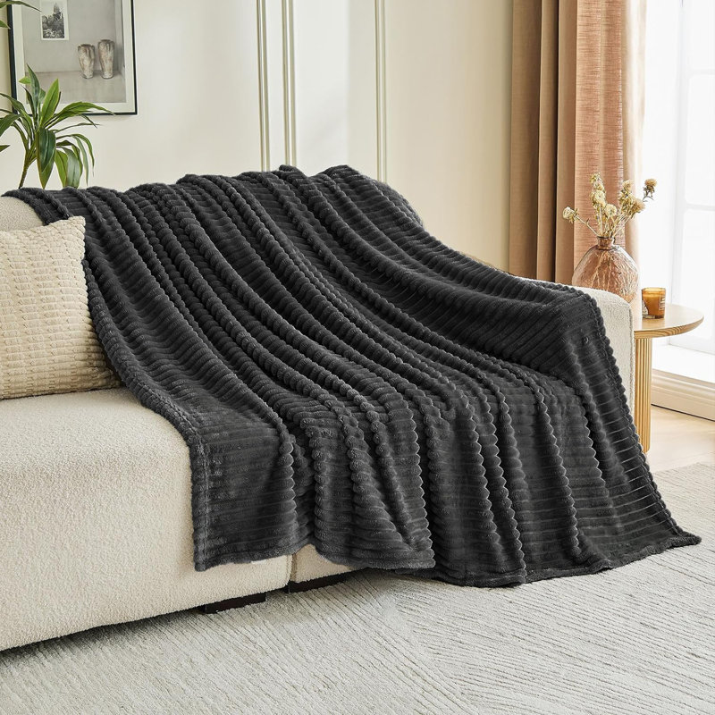  JOUET JULY Wider Striped Large Usage, Lit simple, Gris foncé