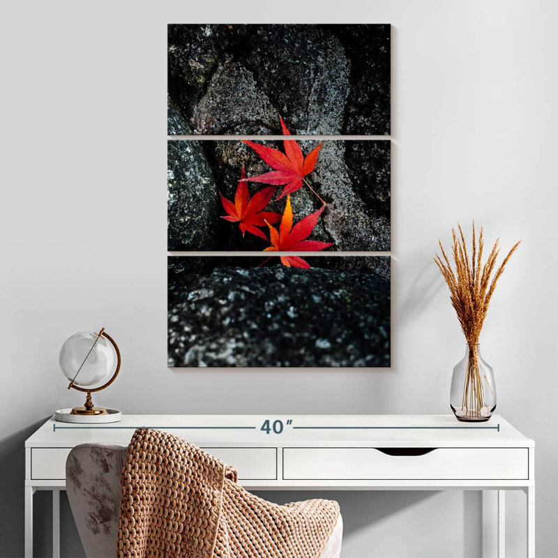 Harnek Pop Fallen Maple Leaves, 32" H x 20" W