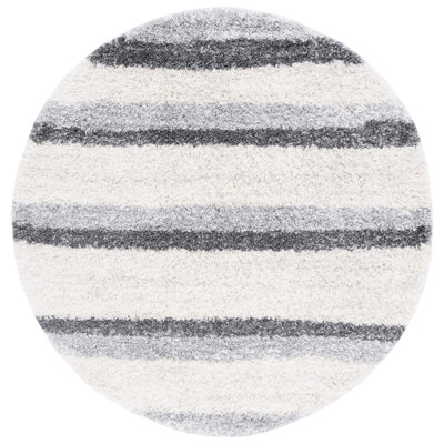 Ashleigh-Louise Shag 800 Performance Striped Rug