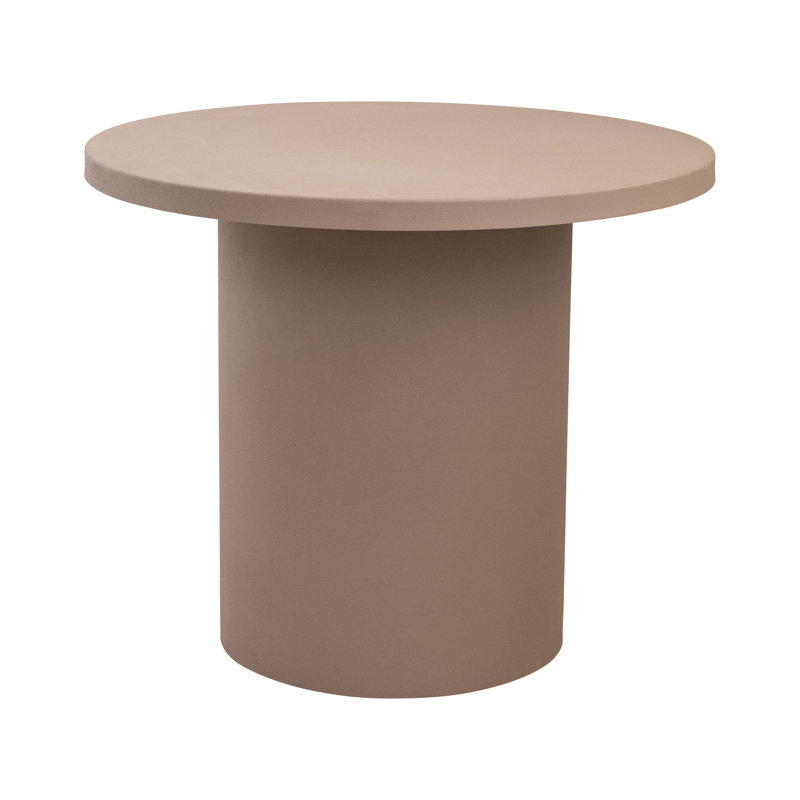 Textured Metal Round Table