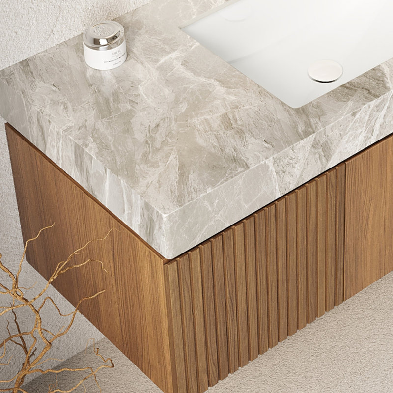 Meuble-lavabo de salle de bain avec lavabo