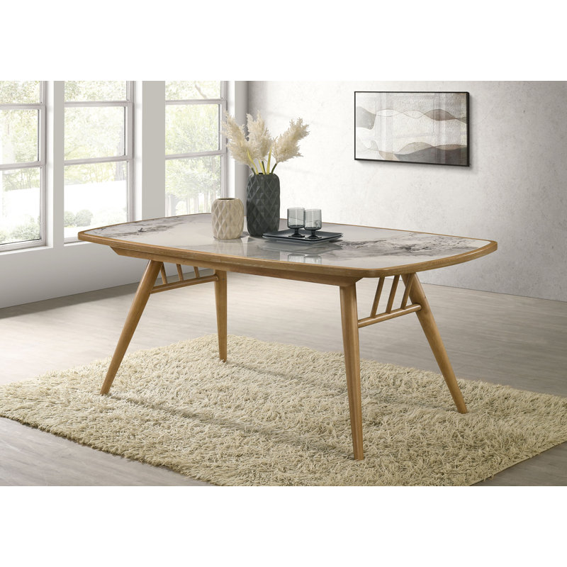 Croyden 73-Inch Rectangular Dining Table Weathered Natural