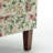 Stylish Patterned Polyester Blend Armchair with Solid Birch Frame and Trim Detail